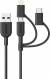 Anker PowerLine ll 3 in 1 USB-A to USB-C Micro USB Lightning Charging Cable color image