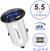 Irusu 5.5 Amps Fast Charging Car Charger with Two Ports color image