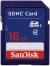 SanDisk 16GB Class 4 SDHC Memory Card color image