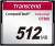 Transcend Compact Flash 512MB Memory Card color image