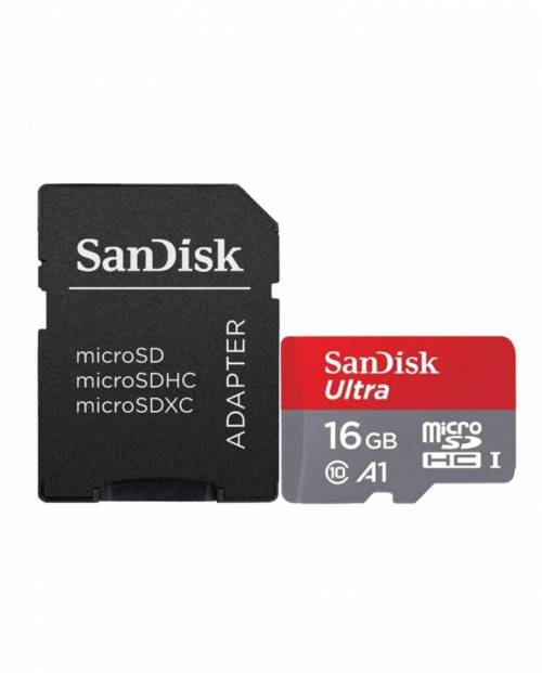 SD/MicroSD Memory Card - 16GB Class 10 - Adapter Included