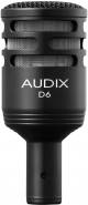 Audix D6 Dynamic Microphone for Recording kicks and Drums image 