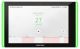 Crestron TSS-10-B-S-LB KIT 10.1 In Room Scheduling Touch Screen, Black Smooth, with Multisurface Mount Kit and Room Availability Light Bar image 