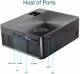 Egate K9 HD 720p (4000 lm / 2 Speaker / Wireless / Remote Controller) Portable Projector  (Black) image 