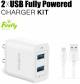 oraimo Firefly Dual USB Fast Wall Charger image 