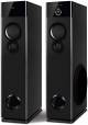 Philips SPA9120B Multimedia Tower Speakers 2.0 with Elegant Wooden Cabinet image 