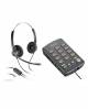 Plantronics Practica T110 Headset(SP12 Binaural) Headset & Dial Pad Call Center Headset  image 
