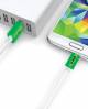 Portronics Glow-in Micro USB Cable HD High Speed with Green LED-Green image 