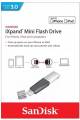 SanDisk iXpand Mini 128GB USB 3.0 Flash Drive for iPhone and Computer (SDIX40N-128G-GN6NE) image 
