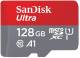 SanDisk 128GB A1 Memory Card Ultra microSDXC Class 10 with Adapter (SDSQUAR-128G-GO61A) image 
