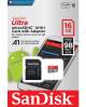 SanDisk 16GB A1 Class 10 microSDXC Memory Card with Adapter image 