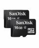 Sandisk 16 GB Class 4 Micro Sd Memory Card(Combo Of 2 pcs) image 