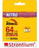 Strontium Nitro 64GB 85MB/s UHS-1 Class 10 MicroSDXC Memory Card (SRN64GTFU1R) image 