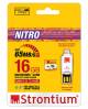 Strontium Nitro 433X 16GB MicroSD Card with OTG Card Reader image 