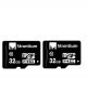 Strontium 32GB MicroSDHC Memory Card Class 10 Combo (2 Pcs) image 