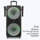 Zebronics ZEB JOLT Plus Trolley DJ Speaker with 100W Power Output and Dual Wireless MIC image 