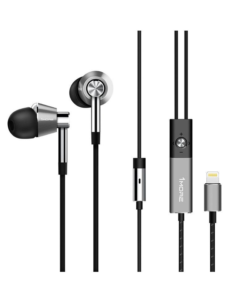 1MORE Triple Driver Premium In Ear Earphone With MIC Lightning Edition zoom image