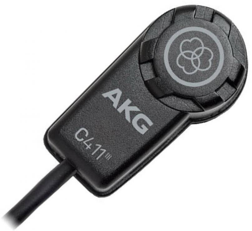 AKG C411 Miniature Condenser Vibration Pickup for recording Crystal-clear sound zoom image