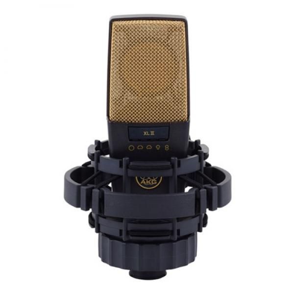 AKG C414 XLII Reference Multipattern Condenser Microphone for recording lead vocals and solo instruments zoom image