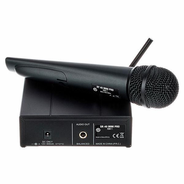 AKG WMS40 Mini Single Vocal Set Wireless Microphone System with Mic zoom image