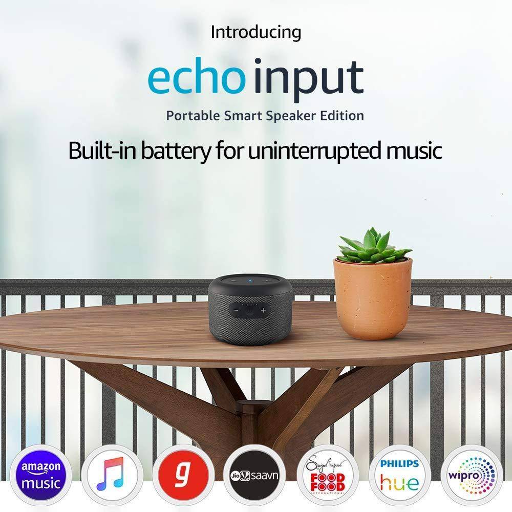 Amazon Echo Input Portable Smart Speaker Edition zoom image
