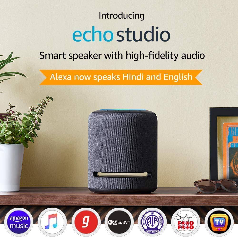 Amazon Echo Studio- Smart speaker with Dolby Atmos and Alexa  zoom image