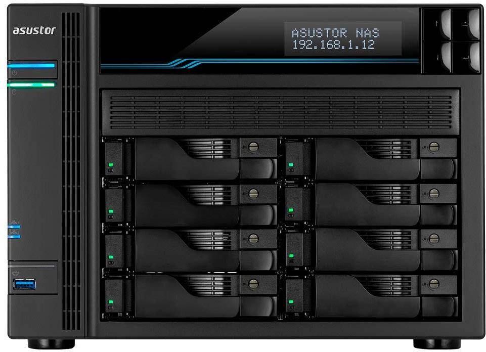 Asustor Lockerstor 8 AS6508T Enterprise Network Attached Storage Diskless zoom image