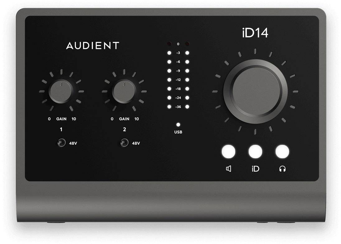 Audient ID14 MKII 10 In- 6 Out High Performance Audio Interface with Software Bundle zoom image