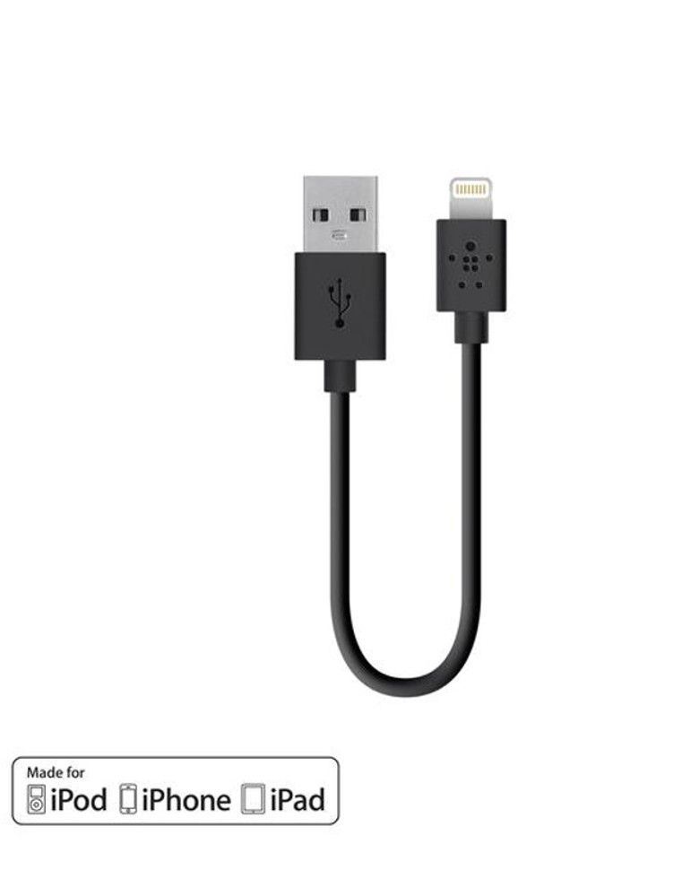 Belkin Apple MFi Certified Lightning to USB Charge and Sync Cable For iPhone, iPod, iPad zoom image