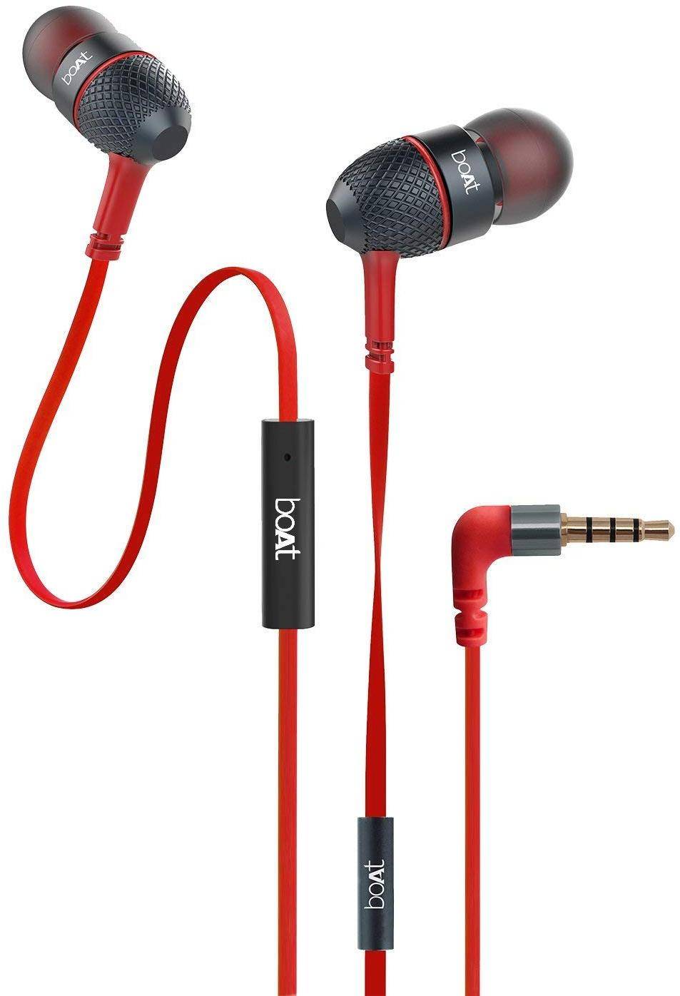 boAt BassHeads 228 Extraa Bass with Pouch in Ear Wired Earphones with Mic  zoom image