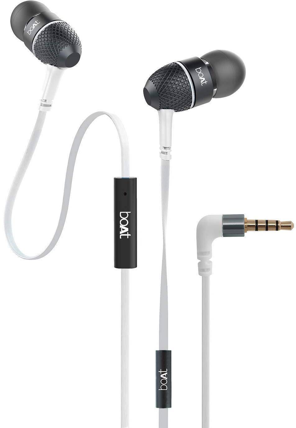 boAt BassHeads 228 Extraa Bass with Pouch in Ear Wired Earphones with Mic  zoom image