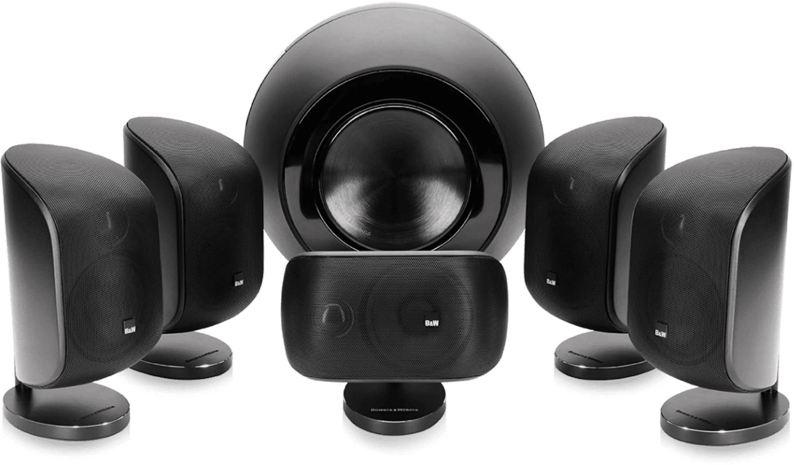 Bowers-Wilkins MT-60-5.1 Satellites Speaker-PV1D Compact Subwoofers zoom image