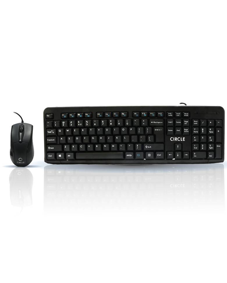 Circle C41 Wired USB Keyboard And Mouse Combo zoom image