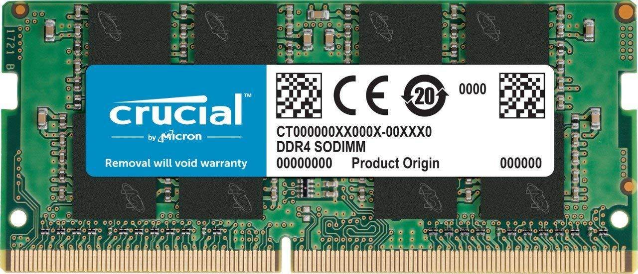 Crucial 8GB (8GBx1) 2400MHz DDR4 SODIMM Laptop Memory (CT8G4SFD824A) zoom image