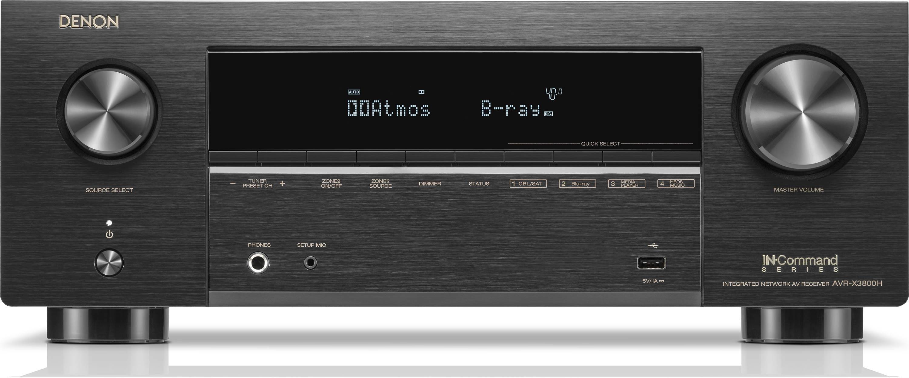 Denon AVR-X3800H 9.4-channel Home Theater Receiver with Dolby Atmos zoom image