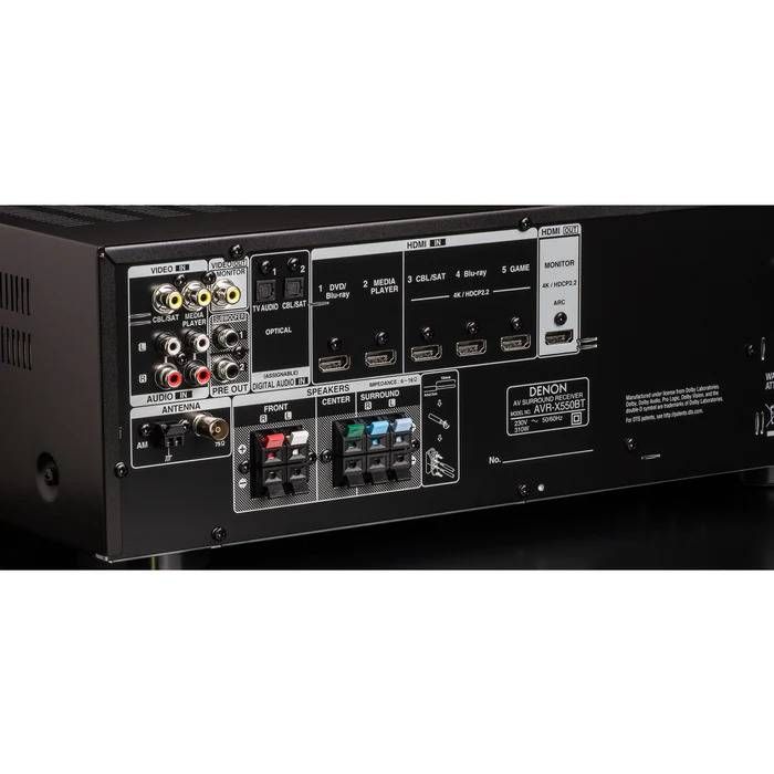 Buy Denon AVR-X550BT 5.2-channel Home Theater Receiver Online In