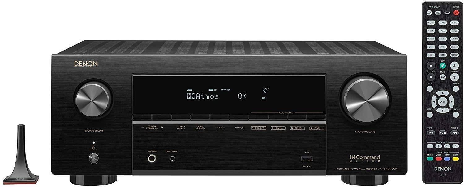 Black Denon AVR-888 7.1-Channel/5.1+2-Channel Independent Zone Home Theater Receiver with HDMI I/O and Serial I/R Control Discontinued by Manufacturer 