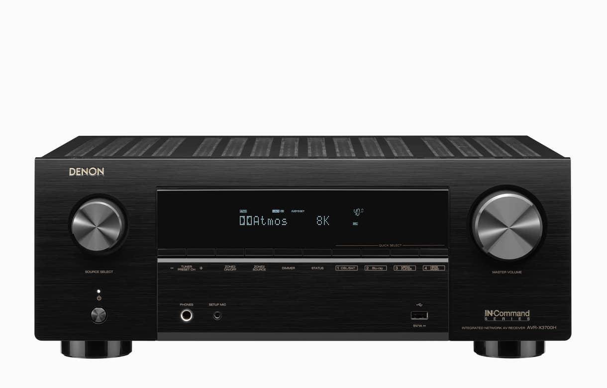 Denon AVC X3700H 8K Ultra HD 9.2 Channel AV Receiver with HEOS Built-In zoom image