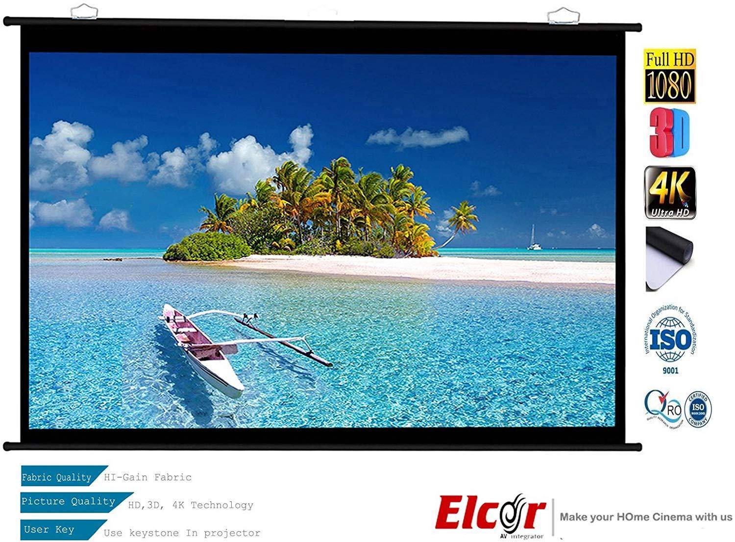 Elcor Map Type 120 inches Projector Screen 6 x 8 ft zoom image
