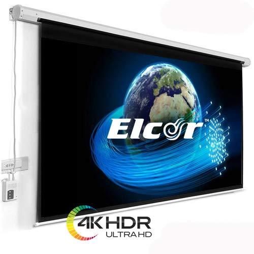 Elcor Motorised 84 inches 4:3 Aspect Ratio Projector Screen  zoom image