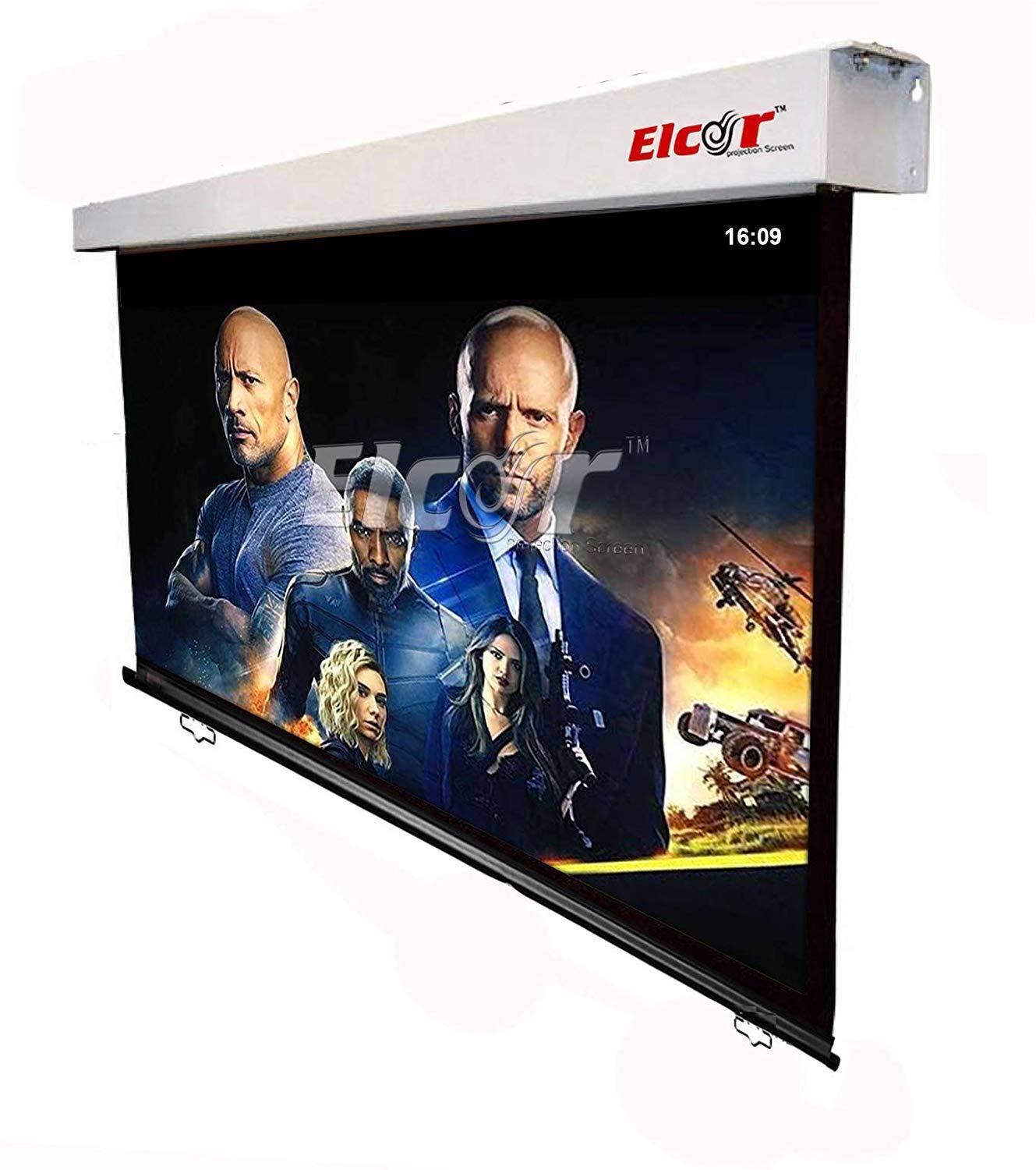 ELCOR Manual Wall series 3D & 4K 4 x 7 ft projector screen zoom image