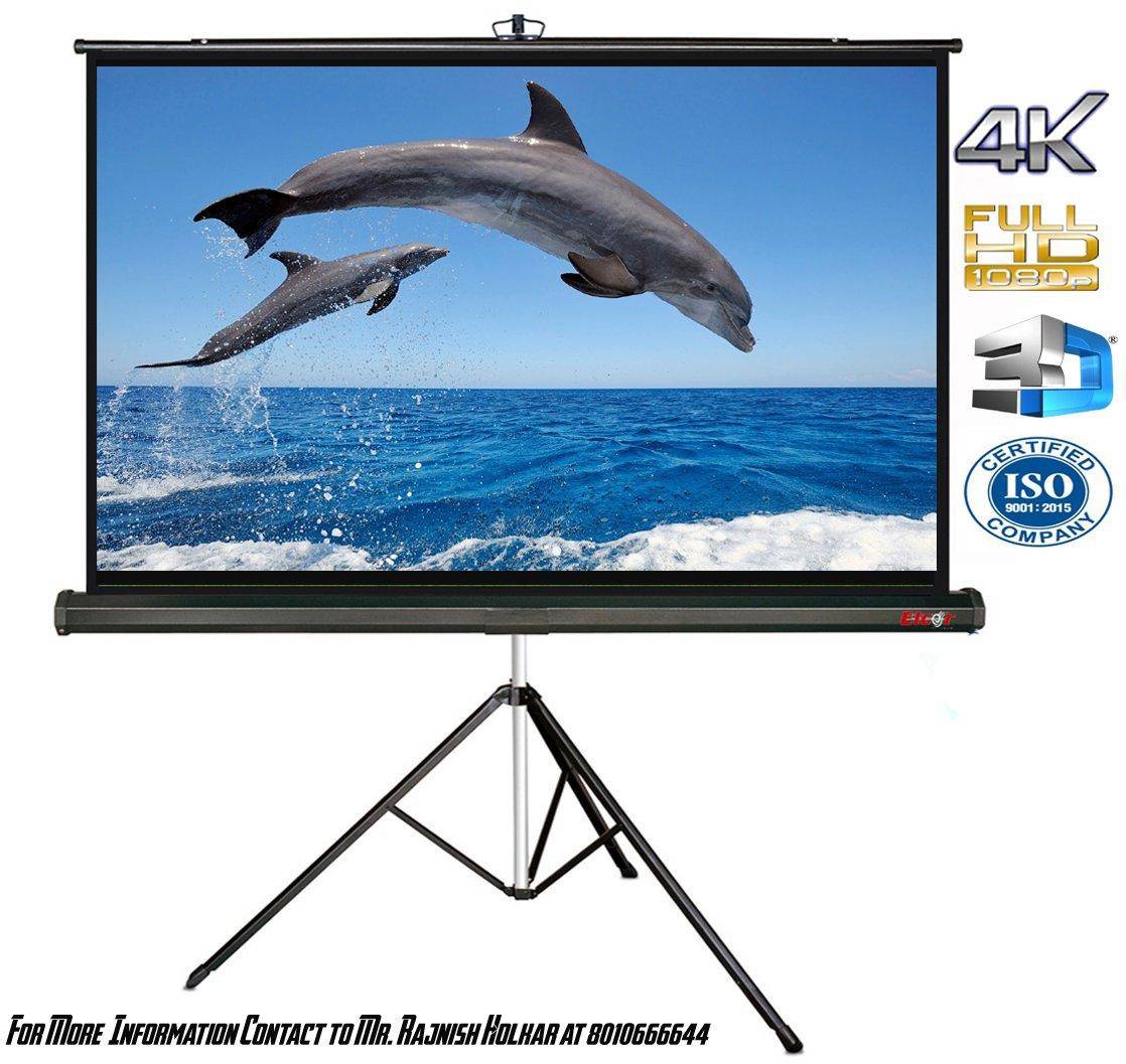 Elcor High Gain 7ft X 5ft Projector Screen Stand zoom image