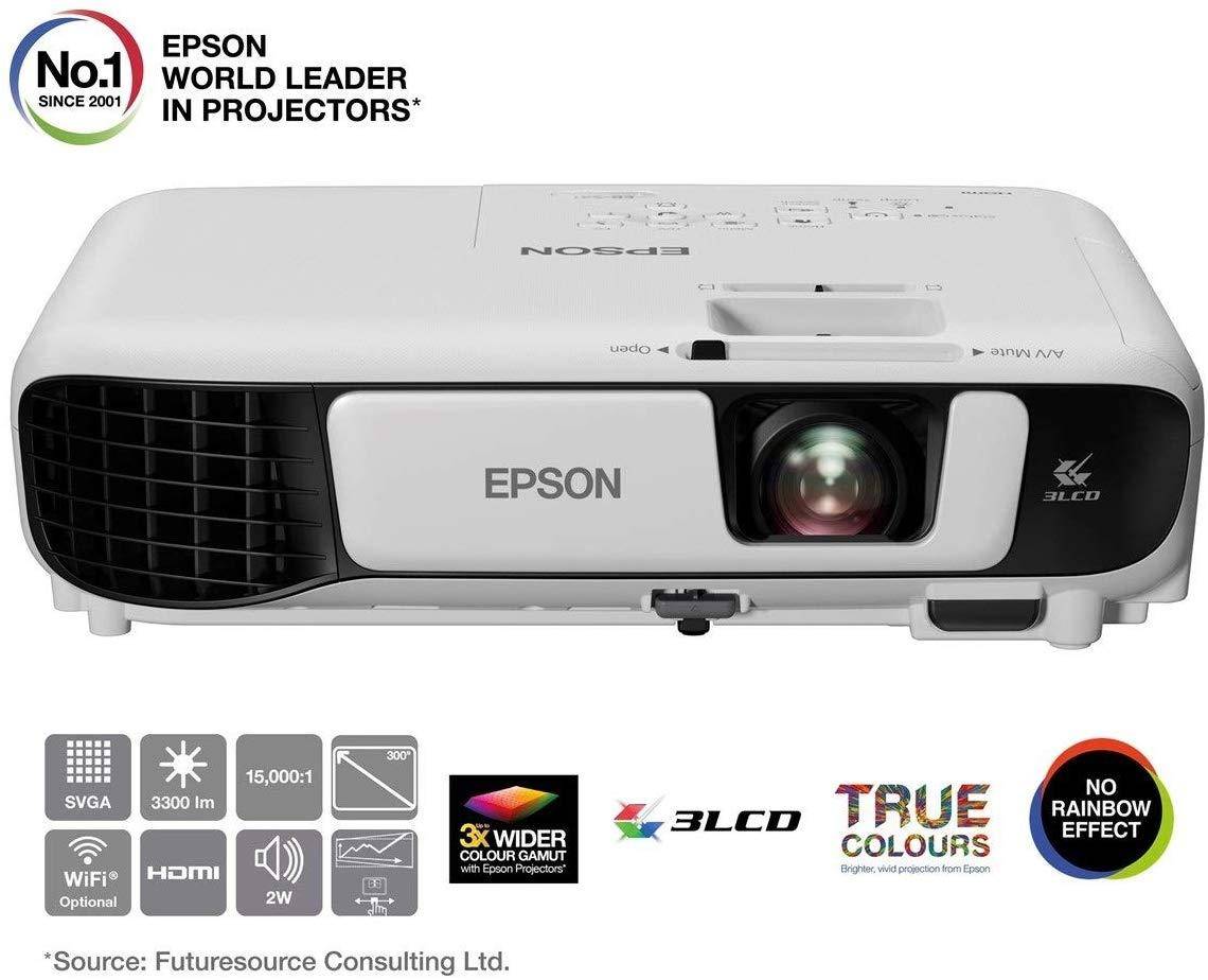 Epson S41 SVGA LCD Projector (White) zoom image