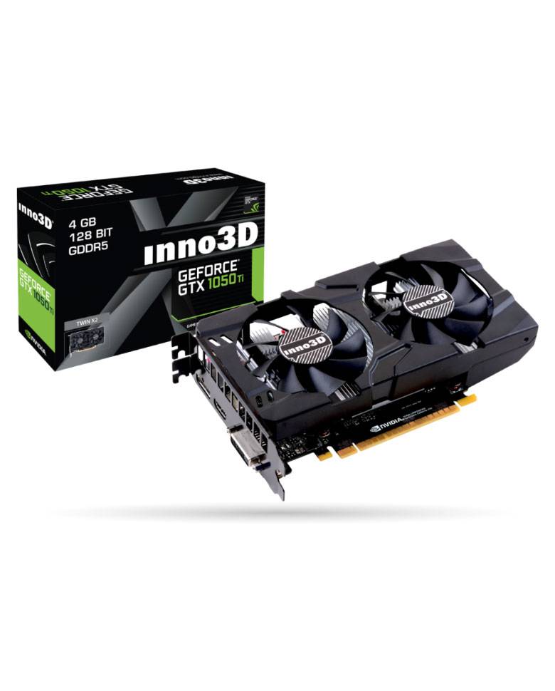INNO3D GeForce GTX 1050 TI 4GB X2 Graphic card zoom image