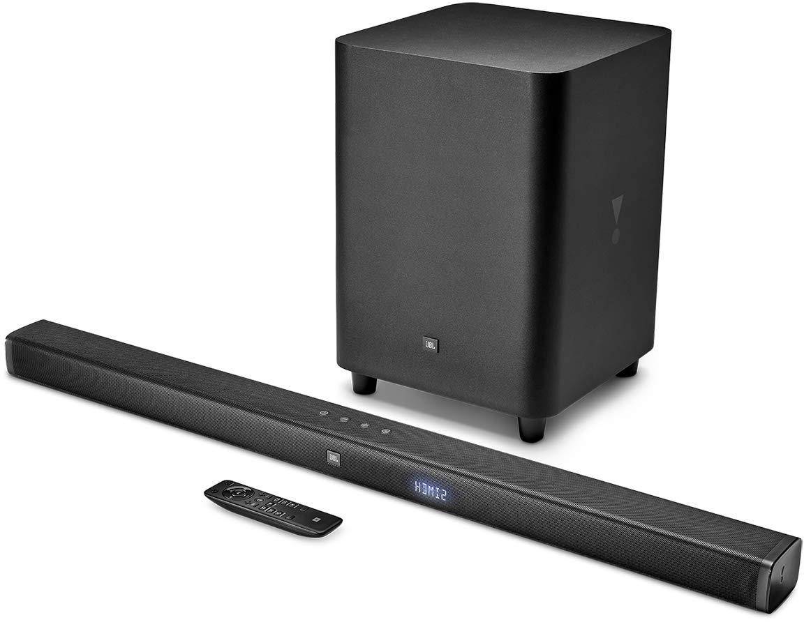 JBL 3.1 Bar Channel Soundbar 4K Home Theater System With Wireless Subwoofer (450 Watts, Dolby Digital) zoom image