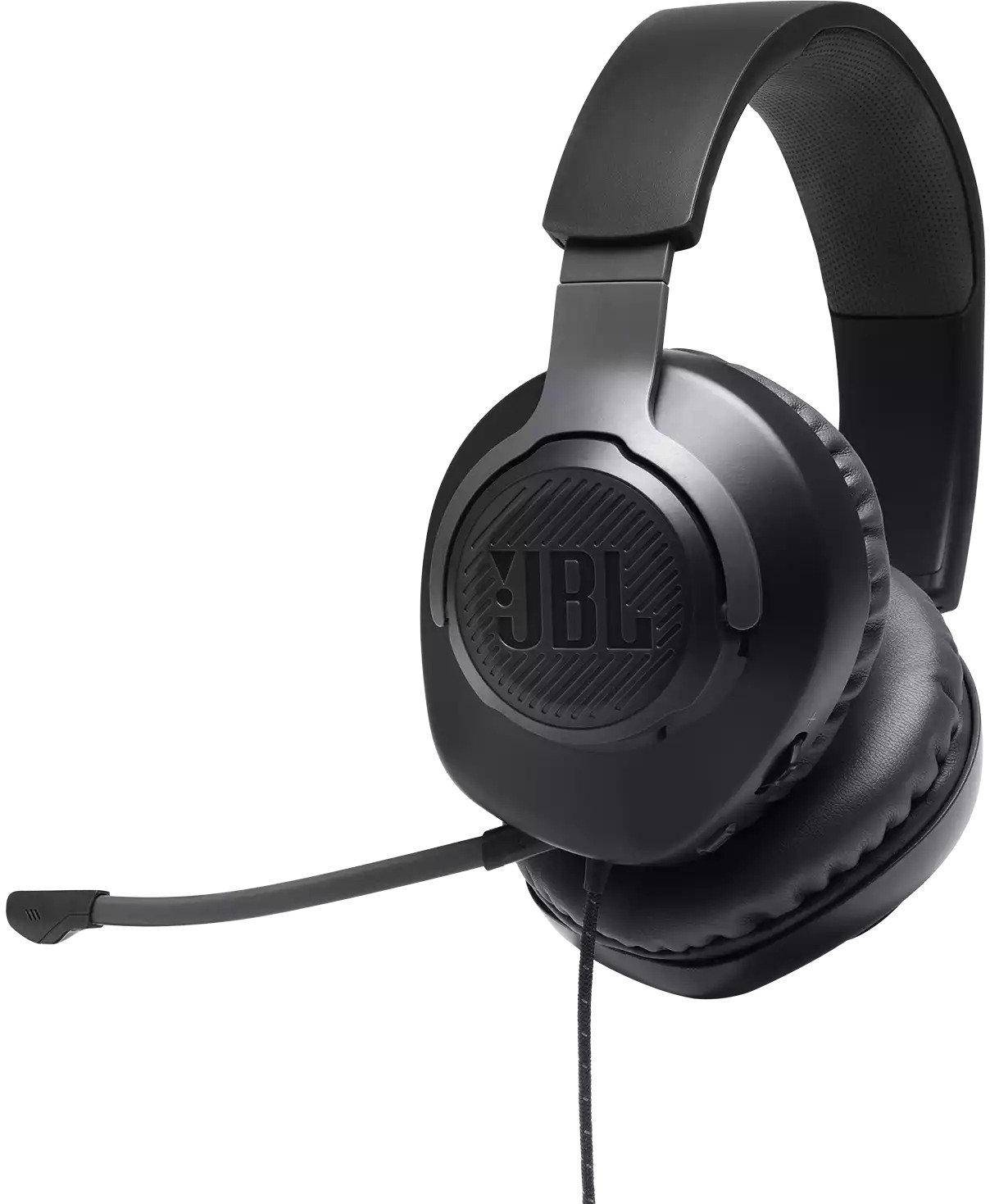 JBL Quantum 100 Wired Over-Ear Gaming Headset With Mic zoom image