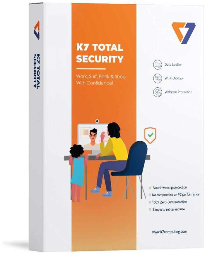 K7 Total Security 1 User 3 Years  zoom image