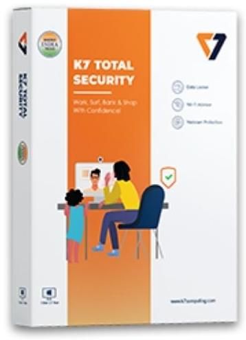 k7 total security 1 year 5 pc software