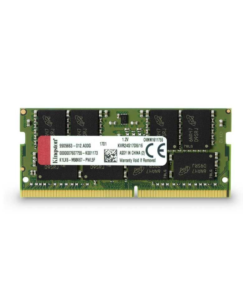 Kingston ValueRAM 16GB 2400Mhz DDR4 Non-ECC CL17 SODIMM 2Rx8 zoom image