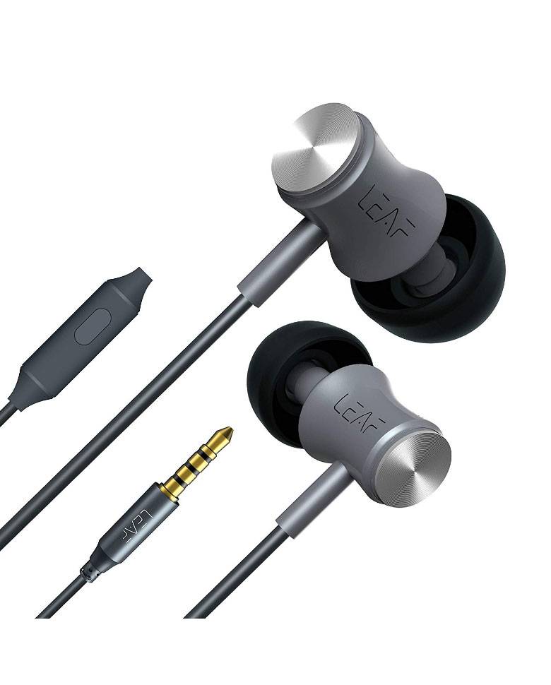 Leaf Bolt Wired Earphones with Mic zoom image